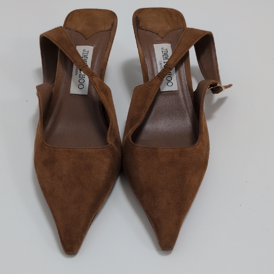 Jimmy Choo Tan Suede Heels